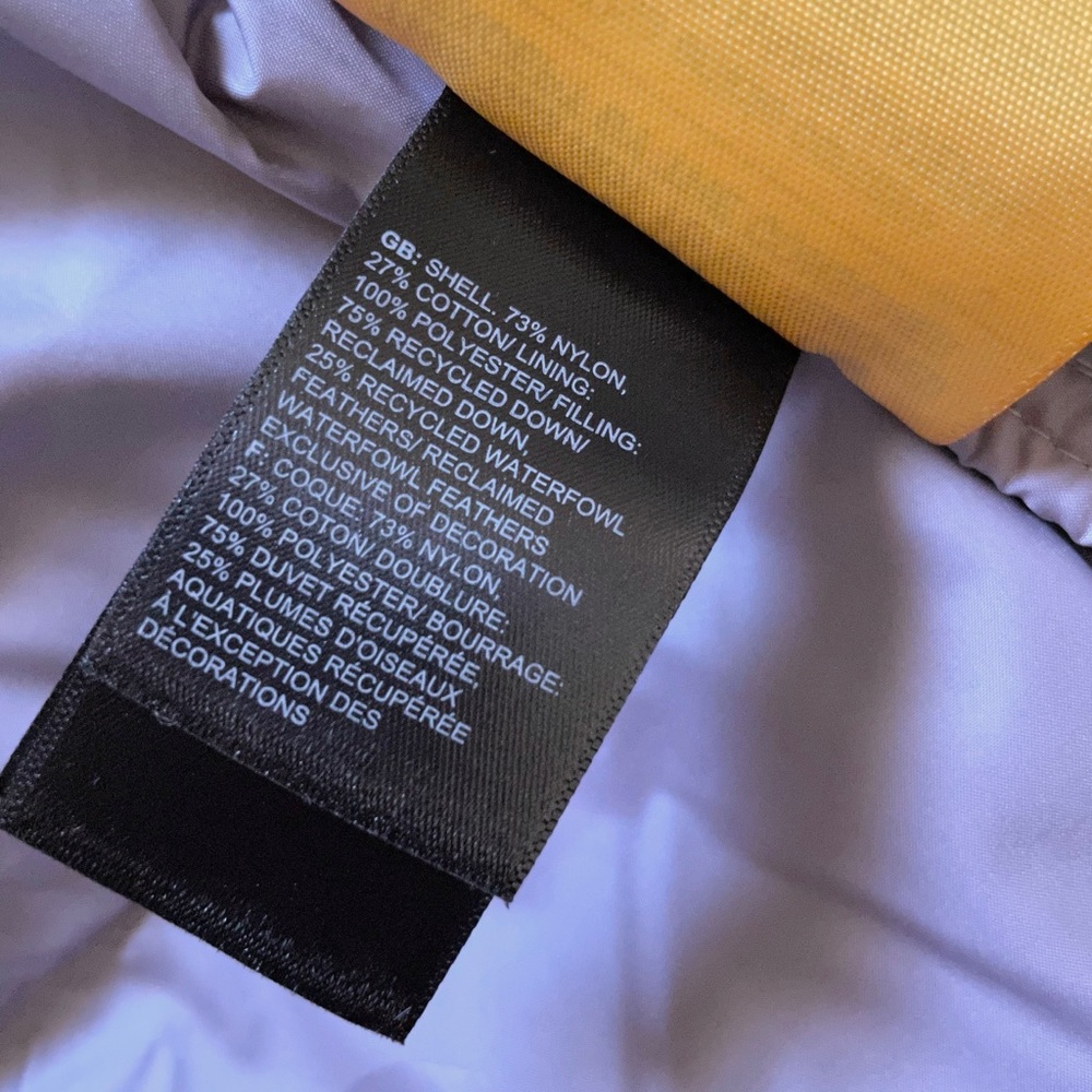 The North Face Long Quilted Puffer Coat in Light Gray - Picture 8 of 12